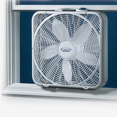 Lasko 20-Inch Weather-Shield Performance Box Fan.